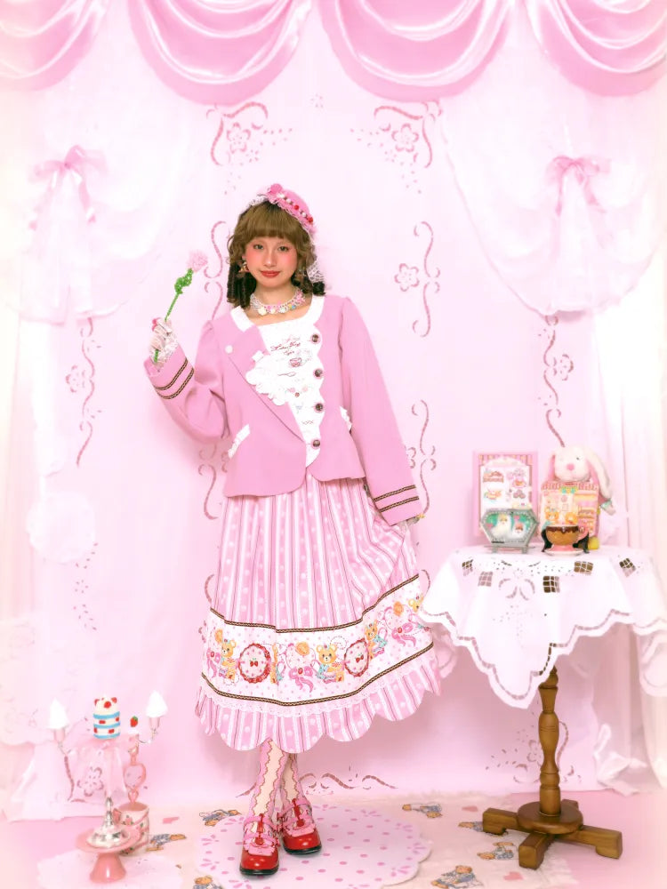 Patchwork Embroidered Tea Break Blazer【s0000014160】