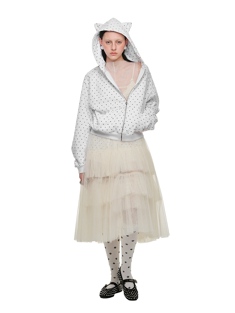 Mesh Sheer Layered Sleeveless Dress【s0000011564】