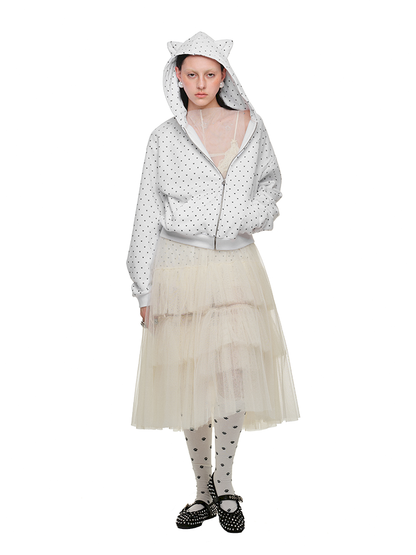 Mesh Sheer Layered Sleeveless Dress【s0000011564】