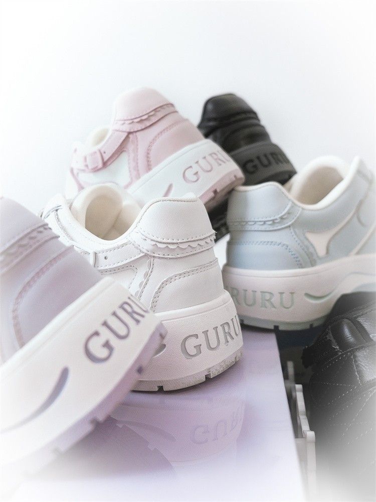 Lace-up thick-soled sneakers【s0000012963】