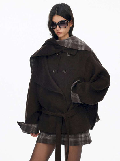Wool Double Breasted Jacket Set【s0000015061】
