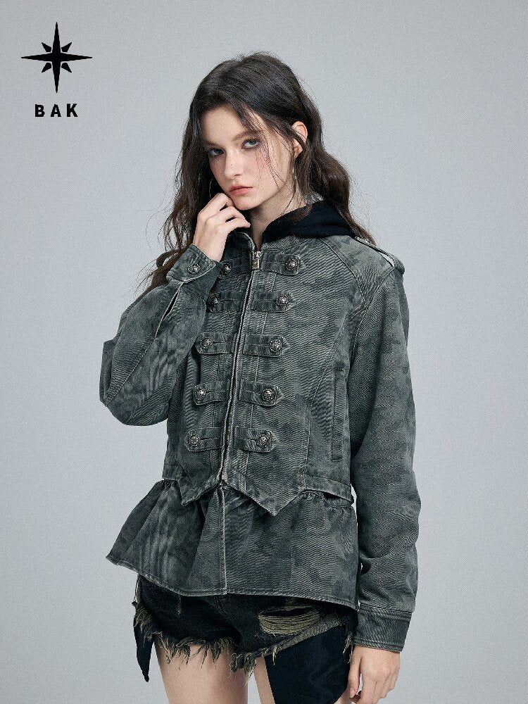 Vintage Camouflage Cargo Jacket【s0000016262】
