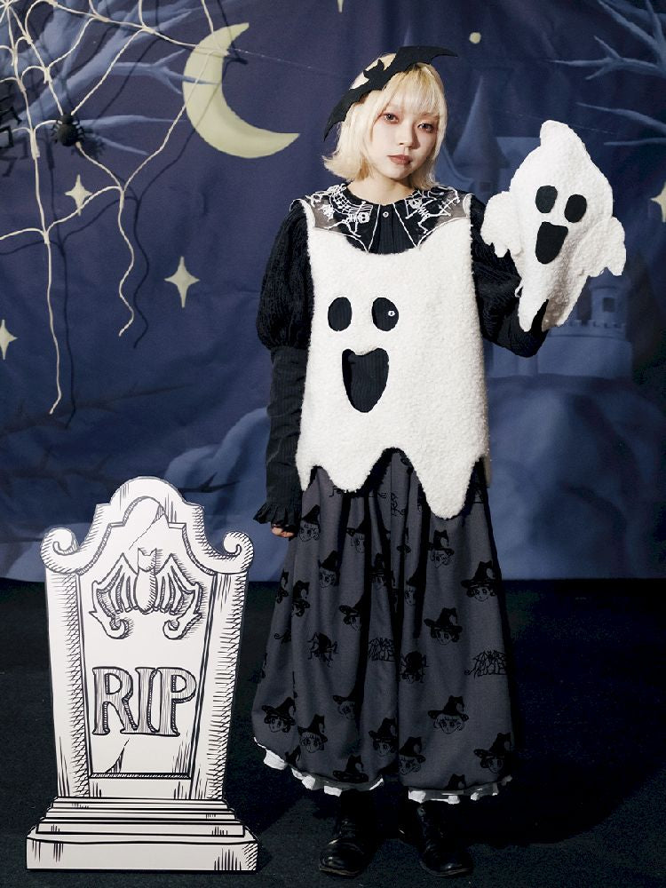 Ghost Ghostface Cutout Vest【s0000011562】