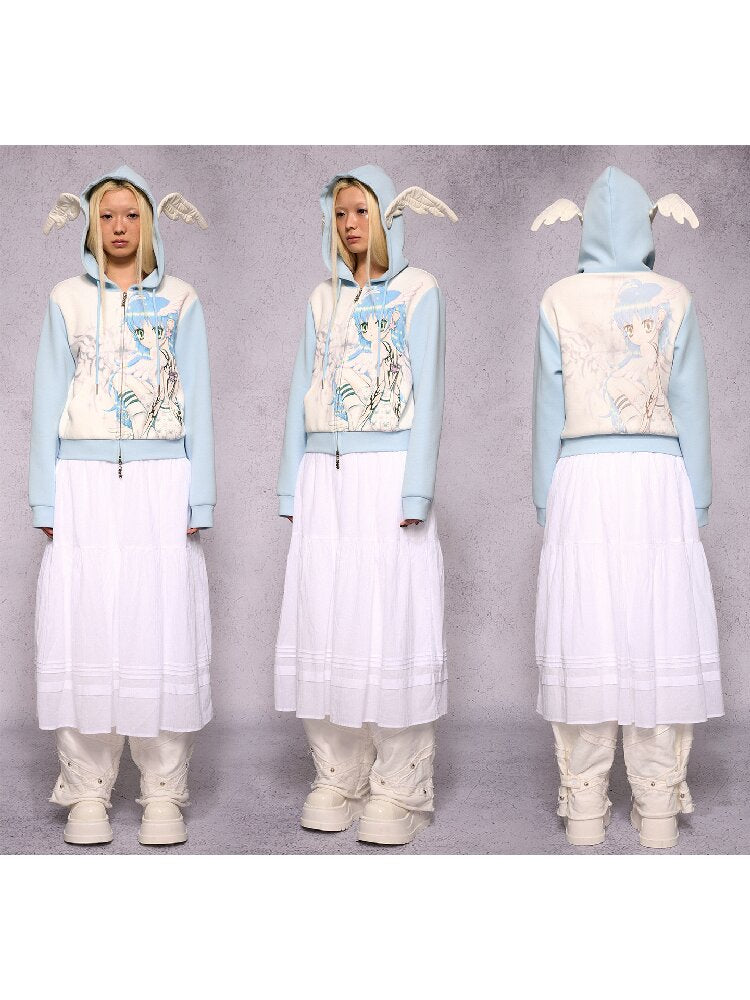 Six Winged Angel Wing Sweatshirt【s0000019149】