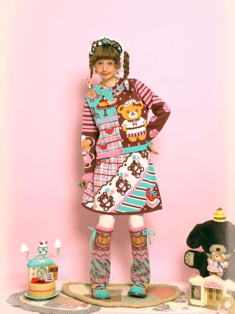 Vintage-Style Knit Cardigan【s0000014517】