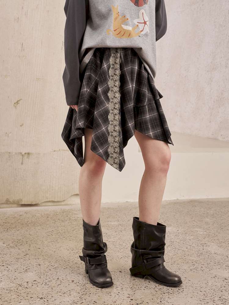 Puppy Kissing Bear Sweater Skirt【s0000015068】