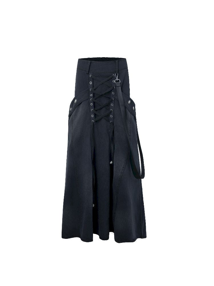 Backless Long Half Skirt【s0000012214】