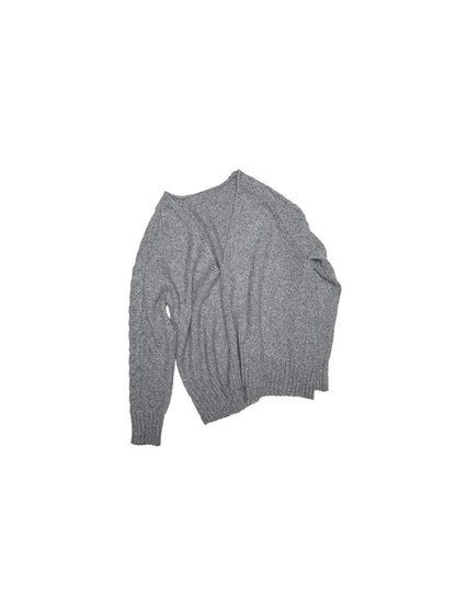 Deep V-Neck Loose Sweater【s0000011585】