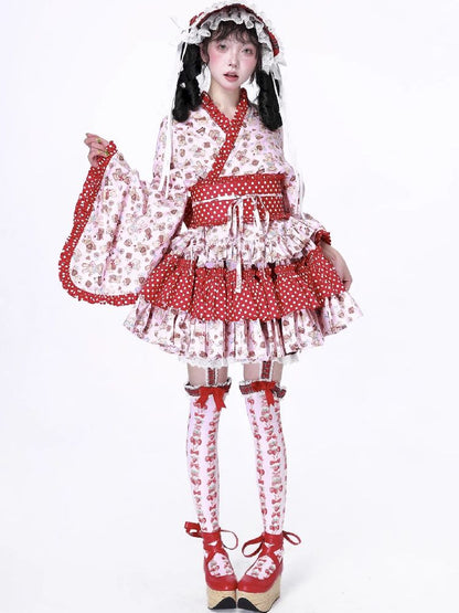 Vintage Girl Half-body Skirt【s0000012187】