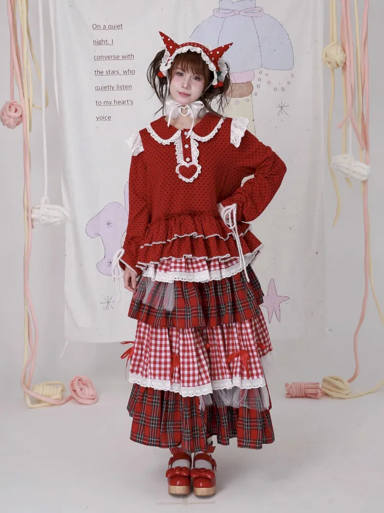 Cute Girl's Christmas Sweatshirt【s0000014108】