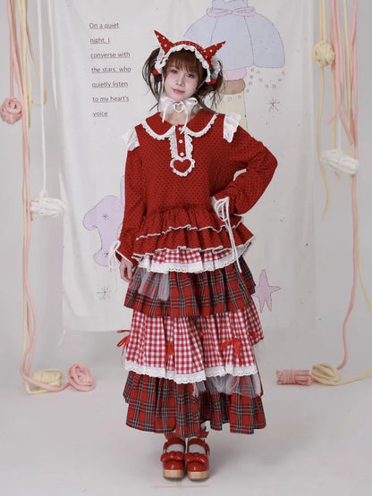 Cute Girl's Christmas Sweatshirt【s0000014108】