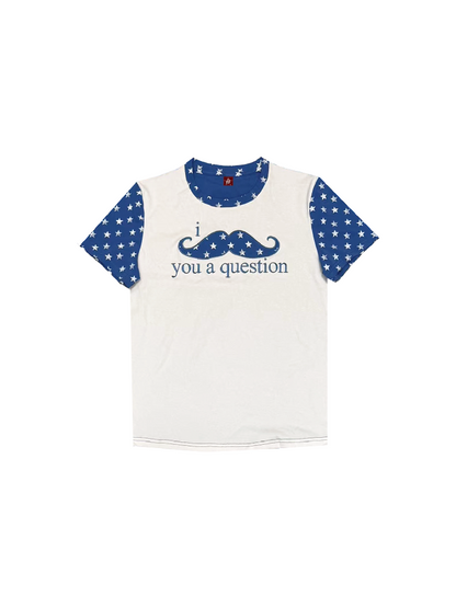 Slogan Patchwork Short Sleeve T-Shirt【s0000018294】