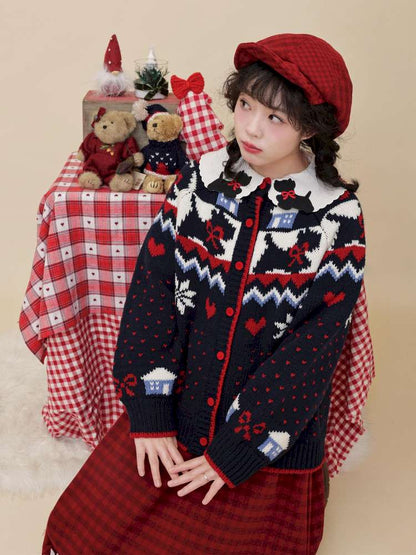 Plaid Patchwork Puppy Octagonal Hat【s0000015102】