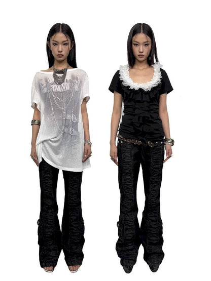 Slim Micro Flare Jeans【s0000012206】