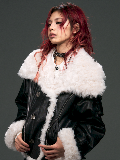 Fur Lapel Suede Short Jacket【s0000015019】