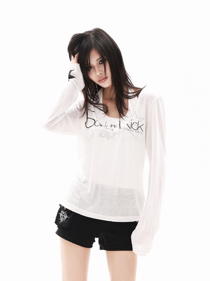 Silver Printed Off Shoulder Set【s0000018302】