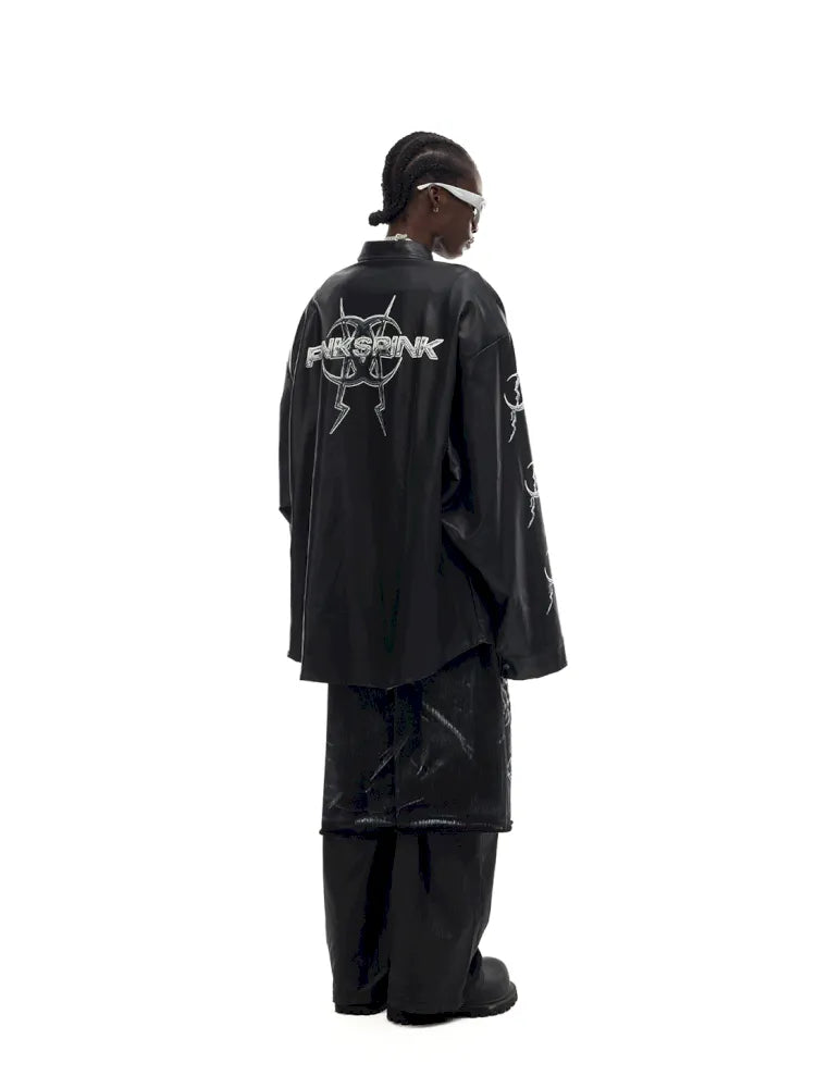 Mirror Concept PU Leather Jacket【s0000014002】