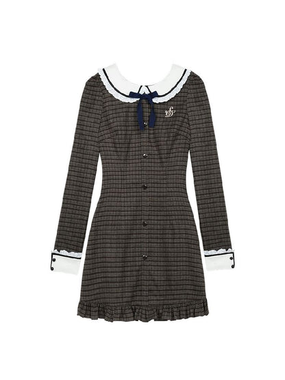 Doll Collar Long Sleeve Dress【s0000011661】
