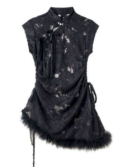 Burnt Flower Slim Temperament Set【s0000013593】