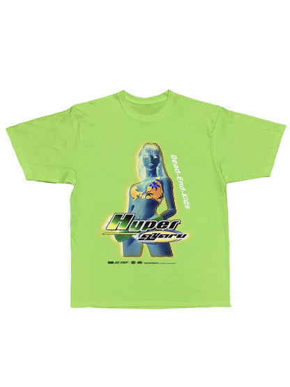 Hip-hop trend loose hundred T-shirt【s0000013602】