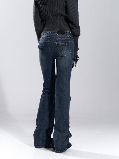 Heavy-Duty Washed Straight Jeans【s0000018487】
