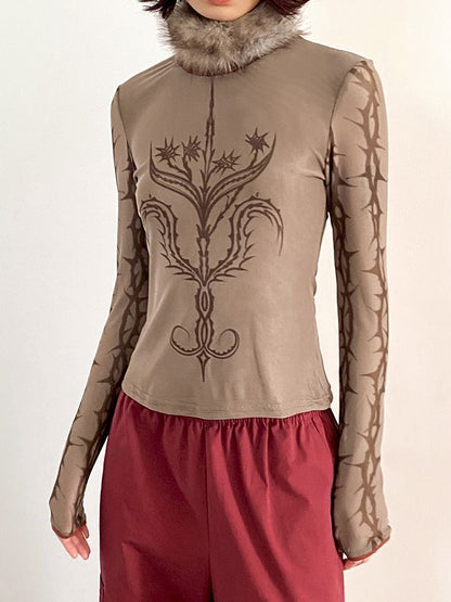 Slim Bottom Long Sleeve T-Shirt【s0000011640】