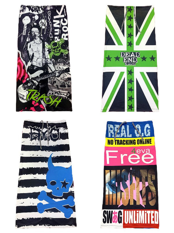 DeadEndKids Retro Print Long Skirt【s0000019126】