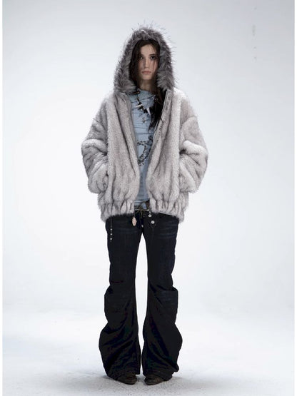 Fur Collar Thick Coat Reversible【s0000011272】