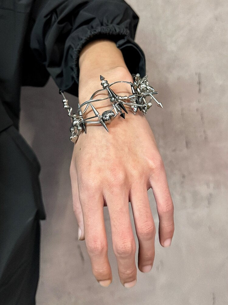 Avant-Garde Punk Futuristic Bracelet【s0000018880】