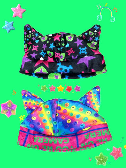 Subculture Print Niche Punk Style Retro Hat【s0000014629】