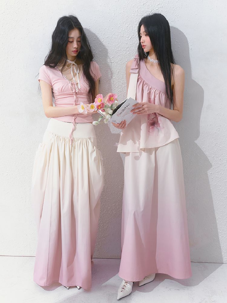High-Waisted Half-Length Skirt【s0000012144】