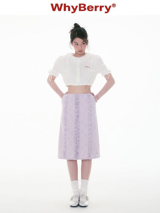 Bubble Sleeve Short Sleeve Blouse【s0000011996】