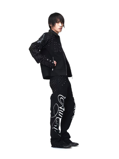 Vintage Polka Dot Knife Jeans【s0000018207】