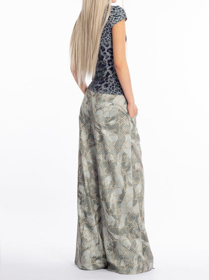 Vintage Graffiti Stars Print Pants【s0000018058】