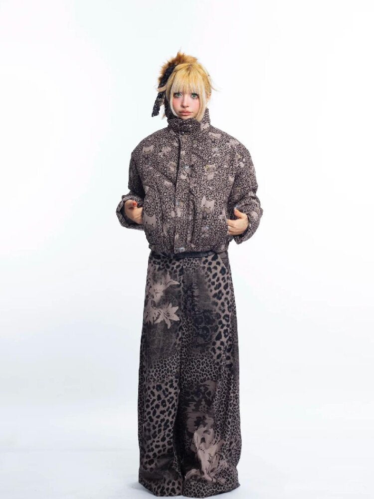 Leopard Cartoon Cat Cotton Suit【s0000018048】