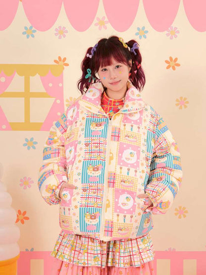 Showa Sweets House White Duck Down Jacket【s0000015167】