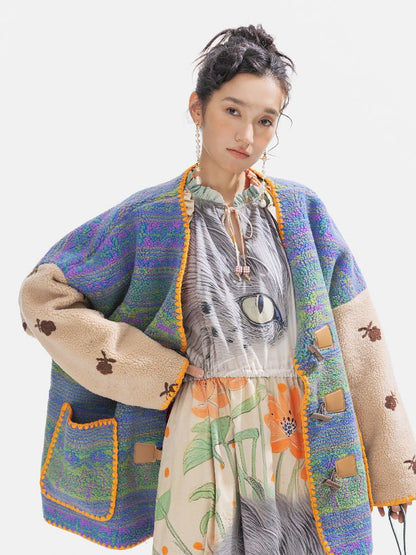 Shell Embroidered Loose Jacket【s0000011313】