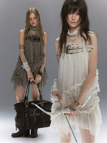 Lace Armor Embroidered Sundress【s0000017043】
