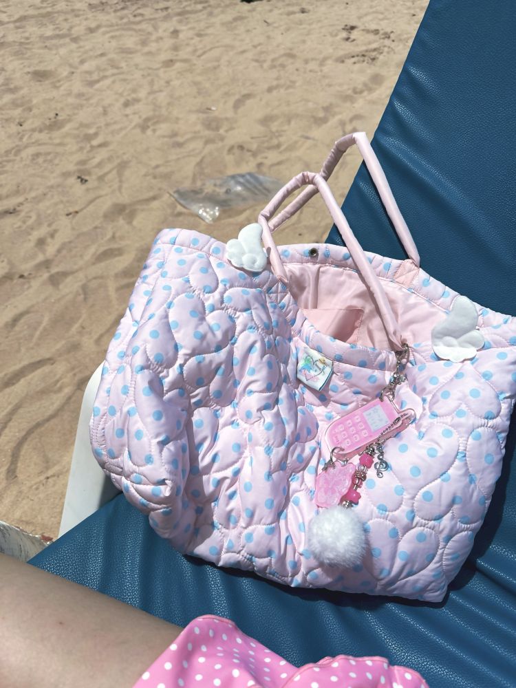 Sandwich Cotton Angel Tote Bag【s0000012666】