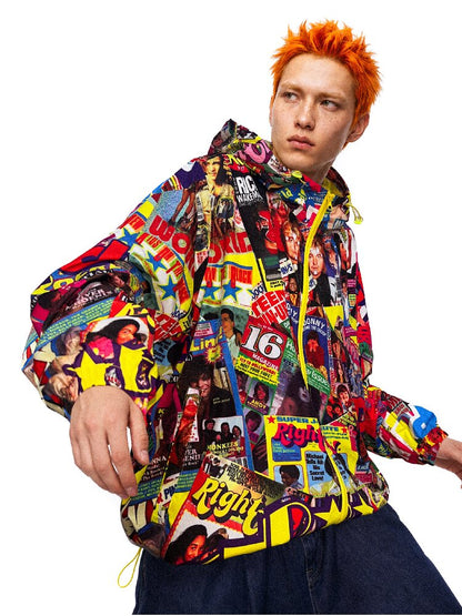 Teflon Three Proof Retro Printed Jacket【s0000017848】