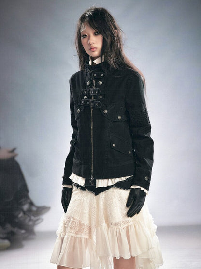 Washed Reconstructed Short Jacket【s0000015452】