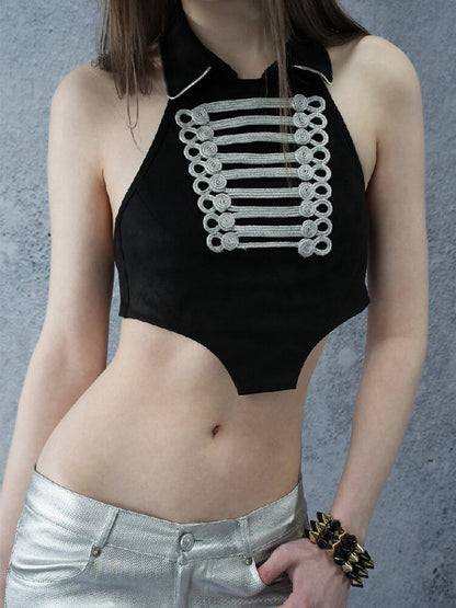 Suede Halter Strappy Bolero【s0000016942】