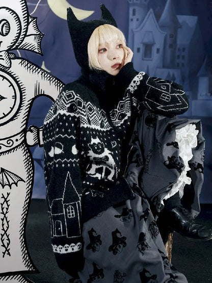 Cat Ears Devil's Tail Cardigan【s0000011559】