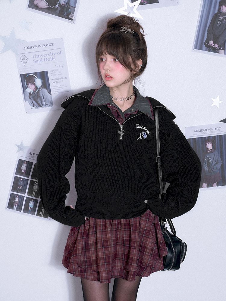 Long Sleeve Petticoat Dress【s0000011664】