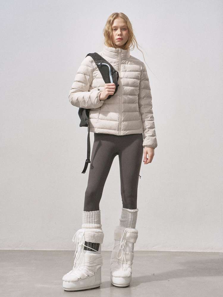 Quilted White Duck Down Jacket【s0000015234】