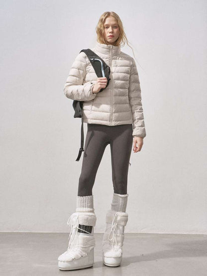 Quilted White Duck Down Jacket【s0000015234】