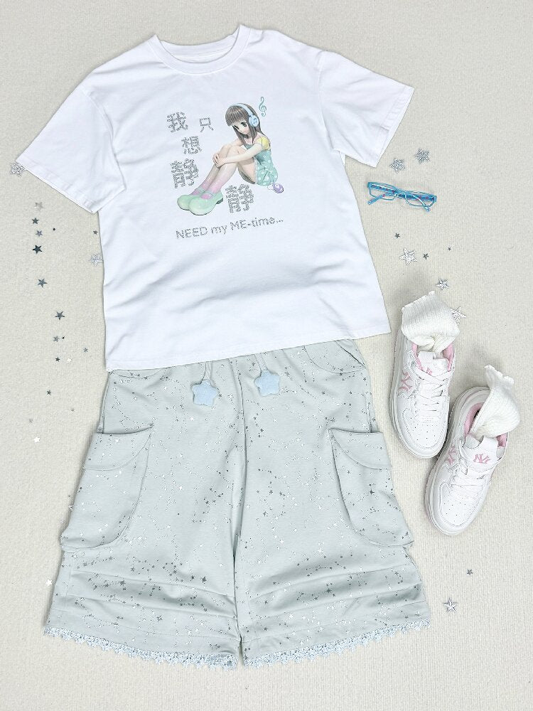 Teal Green Wings Cargo Pants【s0000016549】
