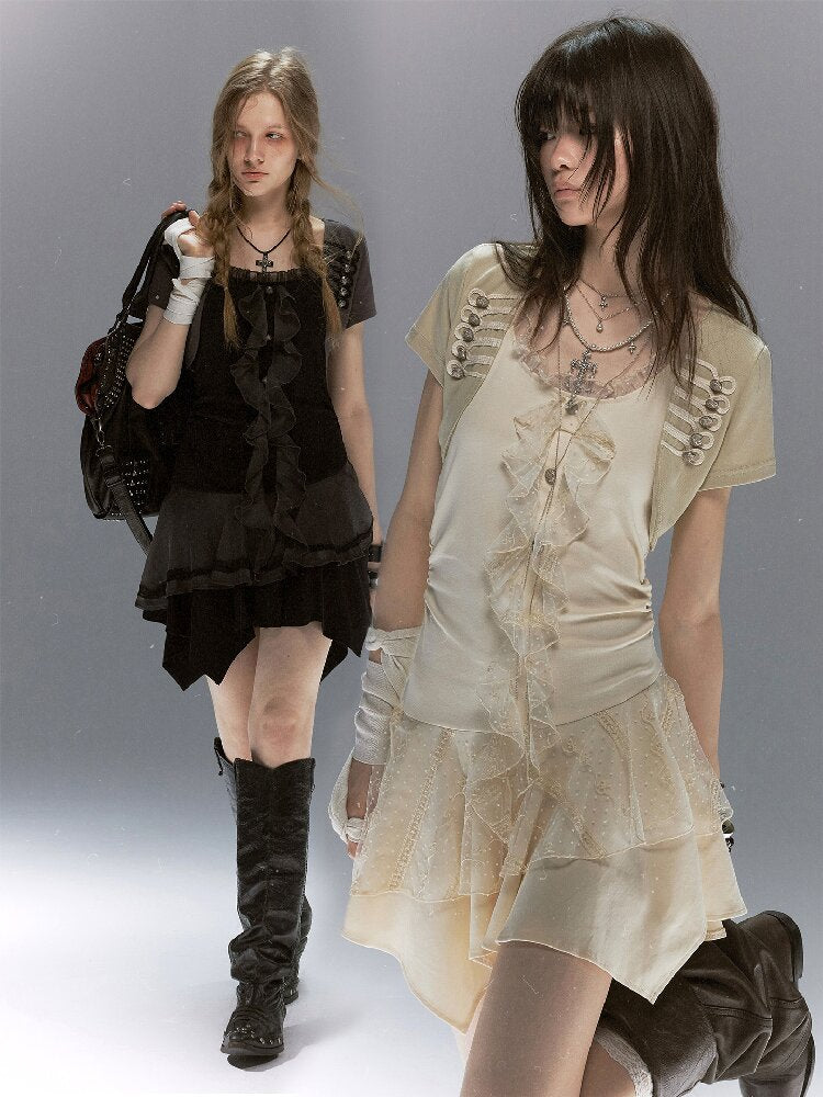 Knight of the Castle Lace Dress【s0000017048】