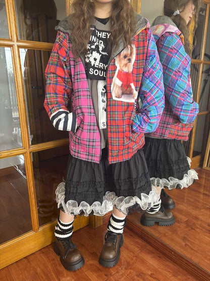 Loose Hooded Fleece Cotton Sweatshirt【s0000014631】