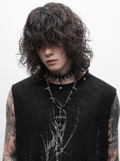 Castle Magic Rivet Cross Bead Chain【s0000018995】